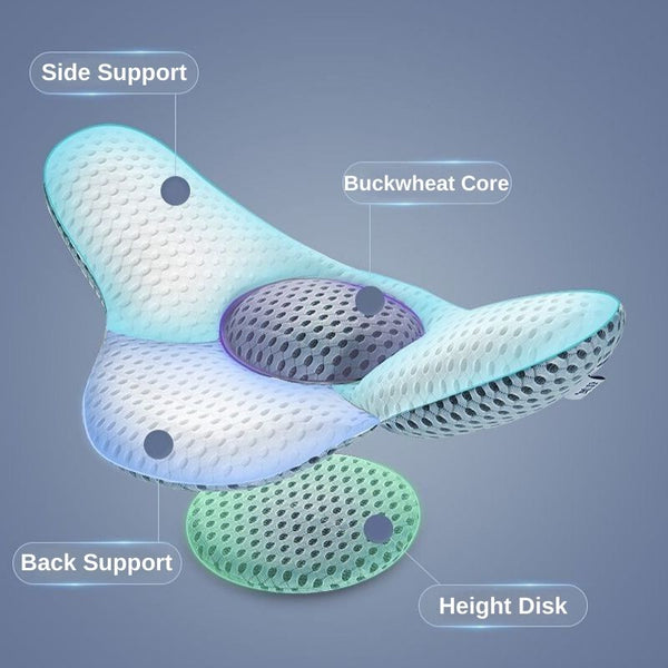 LilyPillow - Buckwheat Lumbar Support Sleep Pillow